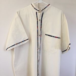 Oversized Summer Button Down Shirt